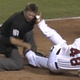 Illustration for article titled Torii Hunter Accidentally Drills An Umpire In The Head With His Cleat
